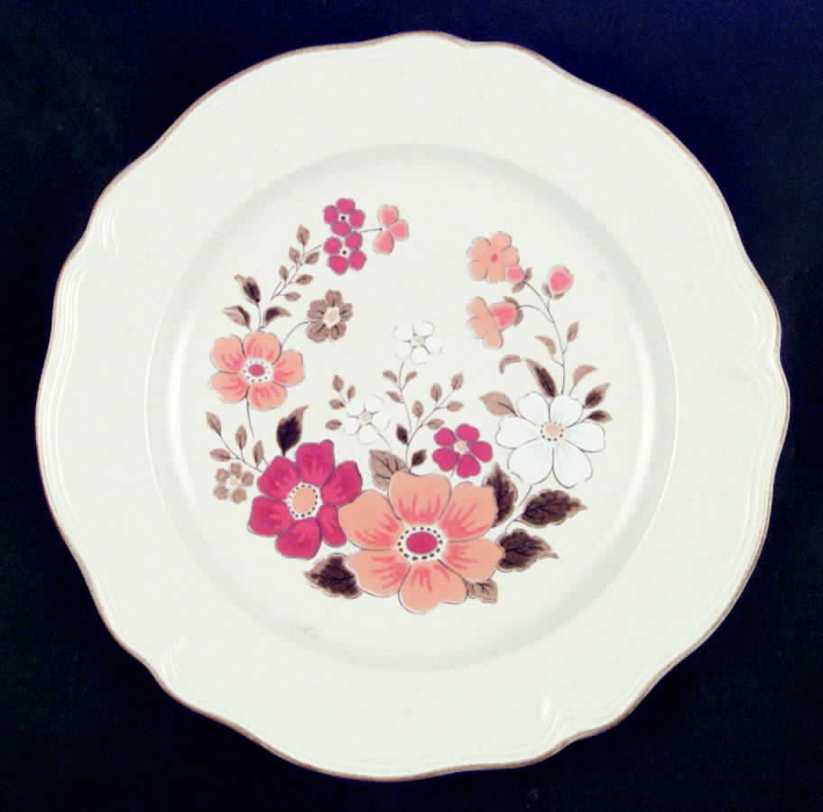 Wildflower Dinner Plate by Sears-1