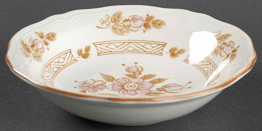 Wicker Rose Coupe Cereal Bowl by Sears-1