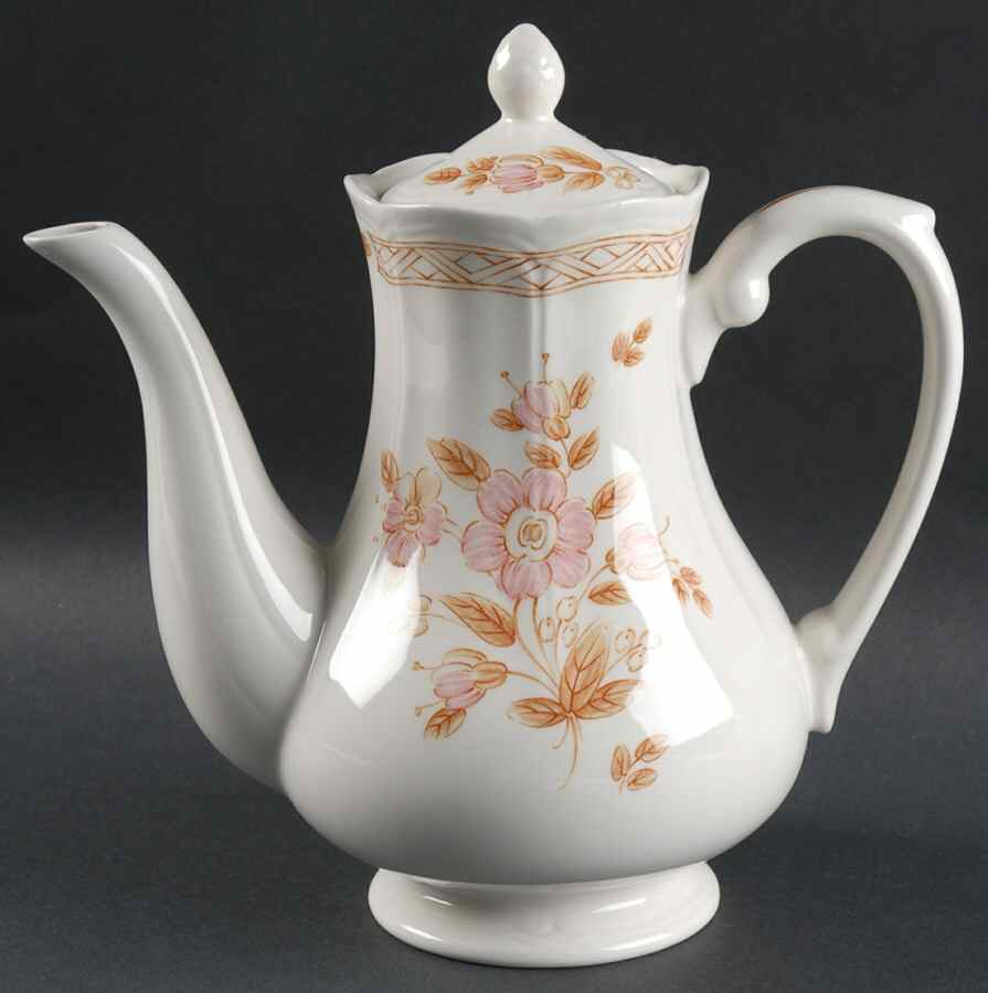 Wicker Rose Coffee Pot & Lid by Sears-1