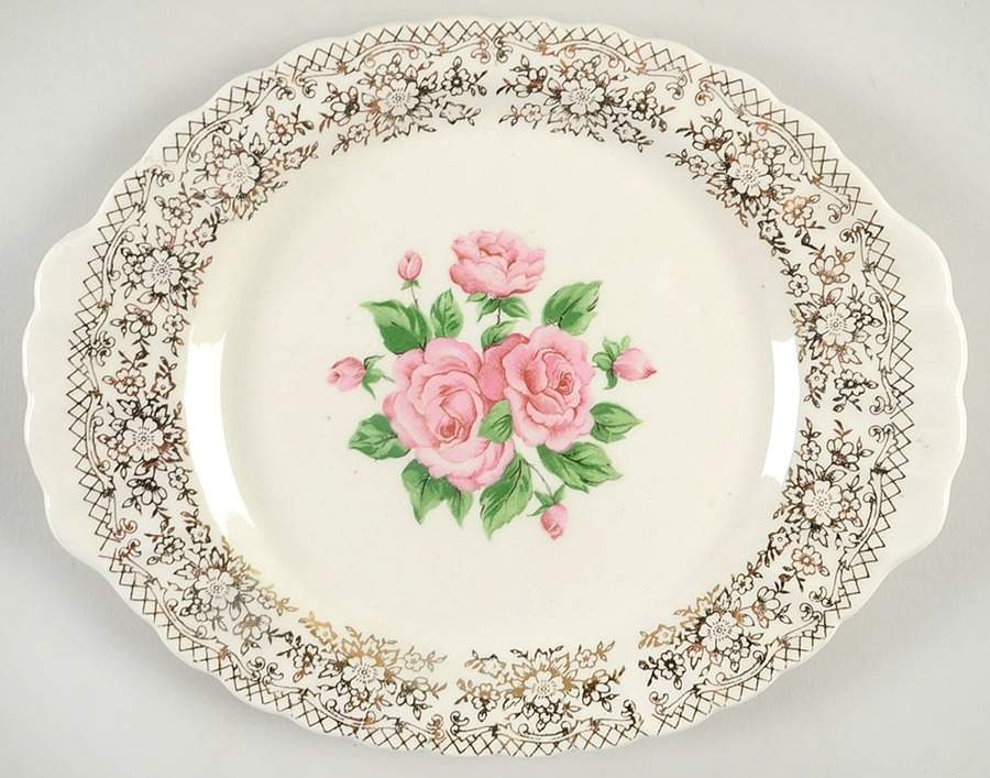 China Bouquet Relish by Sebring Pottery-1