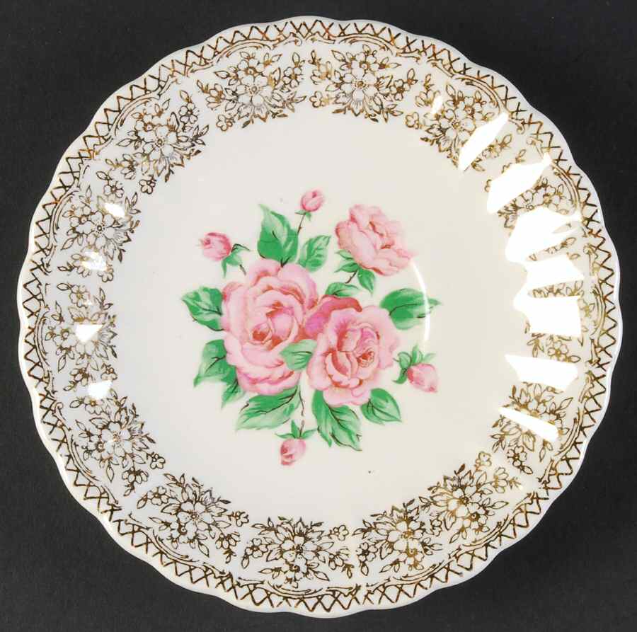China Bouquet Saucer by Sebring Pottery-1