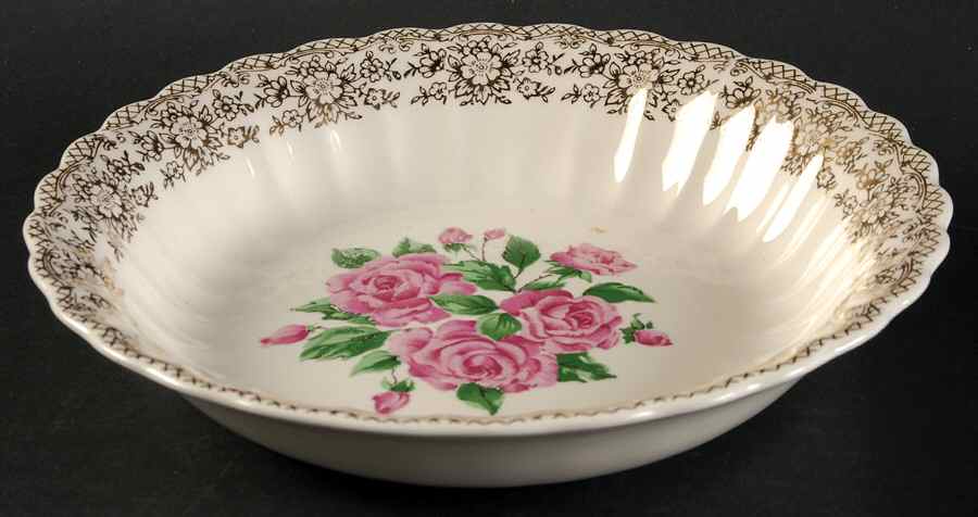 China Bouquet Coupe Soup Bowl by Sebring Pottery-1