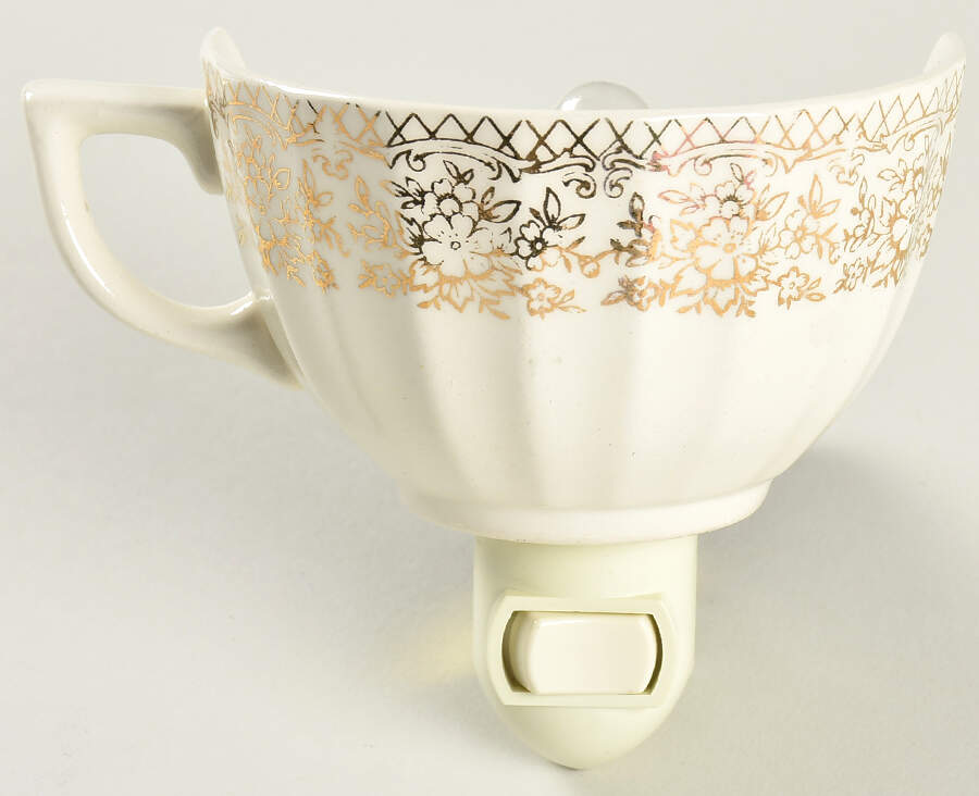 Fortune 1 5/8" + cup (H) Night Light/Cup HC by Sebring Pottery-1
