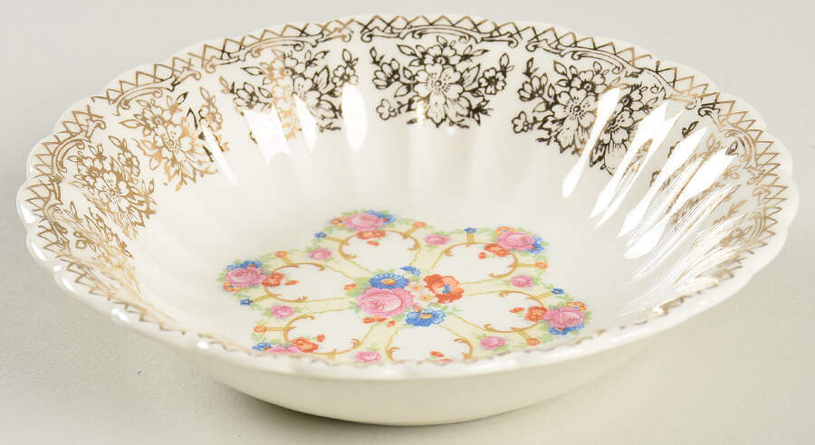 Fortune Fruit/Dessert (Sauce) Bowl by Sebring Pottery-1