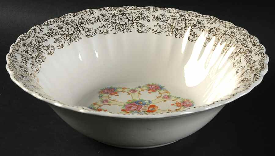 Fortune 9" Round Vegetable Bowl by Sebring Pottery-1