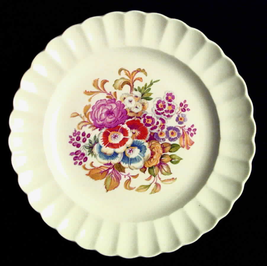 Indian Pinks Luncheon Plate by Sebring Pottery-1