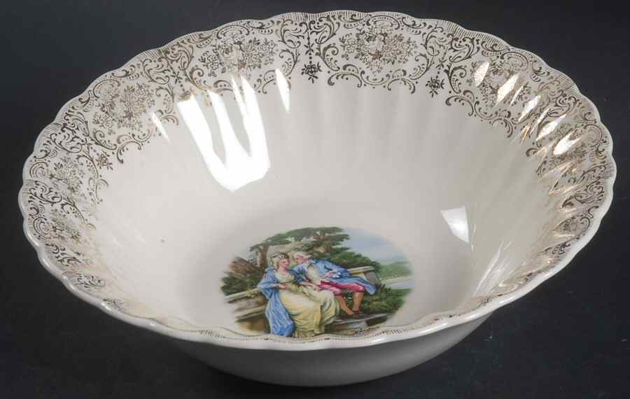 Love Seat 8" Round Vegetable Bowl by Sebring Pottery-1