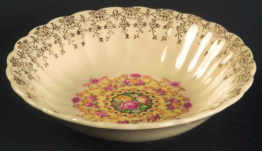 Melody (Fluted, Trojan) Fruit/Dessert (Sauce) Bowl by Sebring Pottery-1