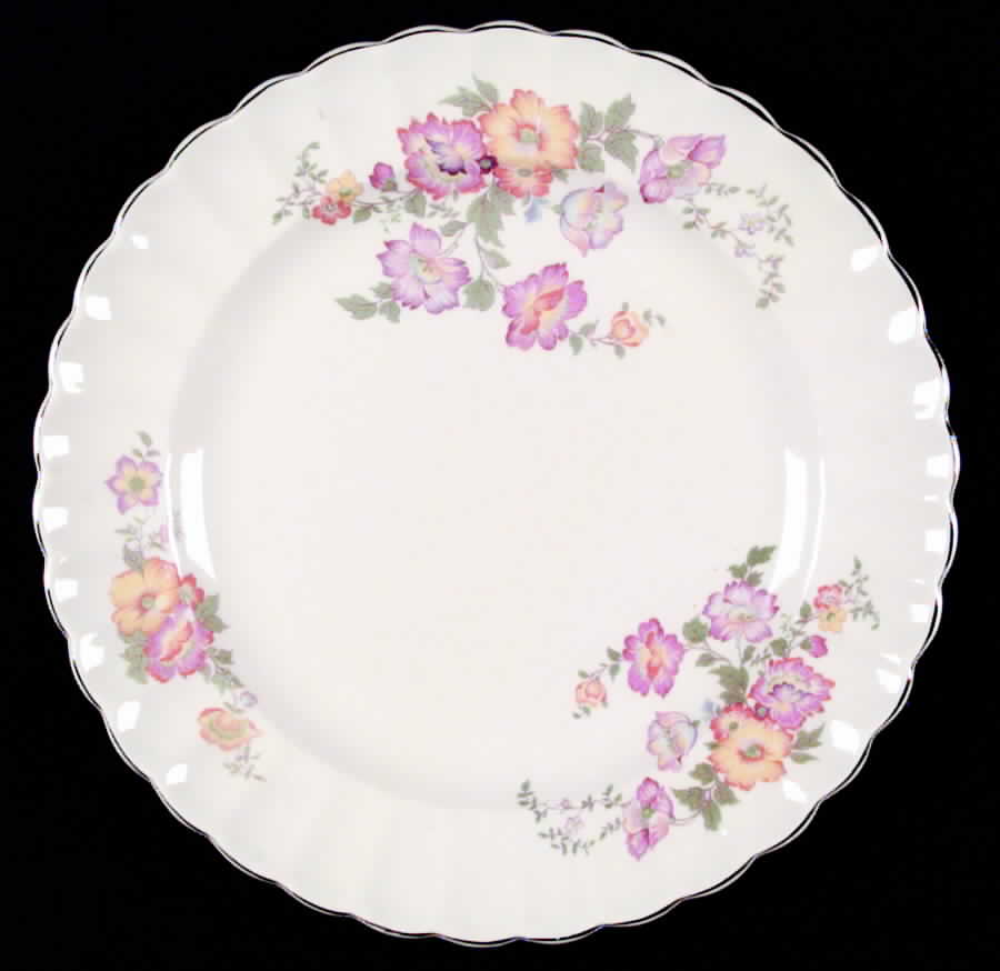 Petunia (Scalloped) Salad Plate by Sebring Pottery-1