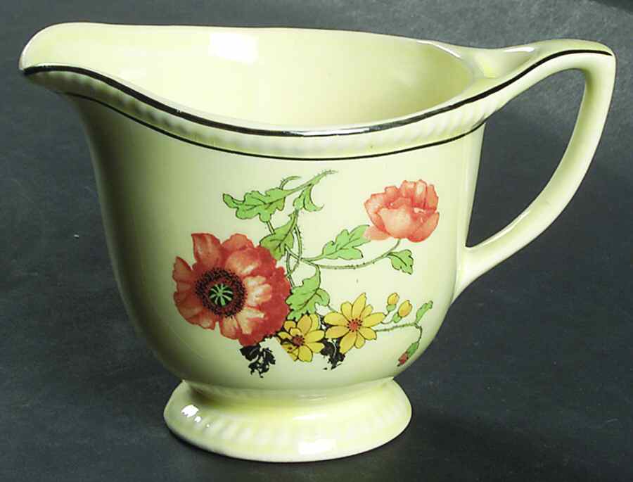 The Poppy Creamer by Sebring Pottery-1