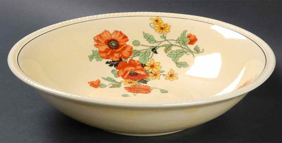 The Poppy 8" Round Vegetable Bowl by Sebring Pottery-1