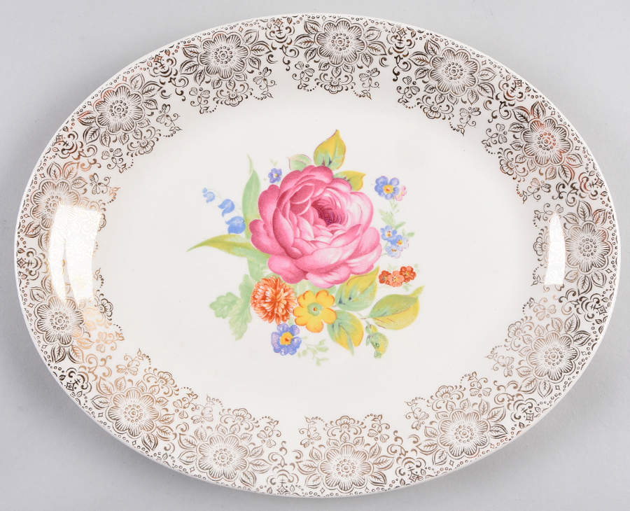 Primerco 11" Oval Serving Platter by Sebring Pottery-1