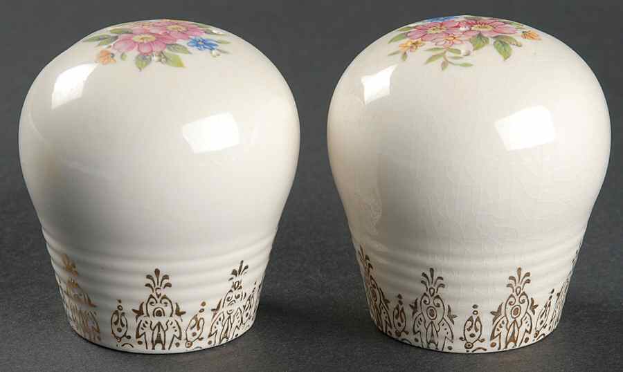 Rose Bower Salt & Pepper Set by Sebring Pottery-1