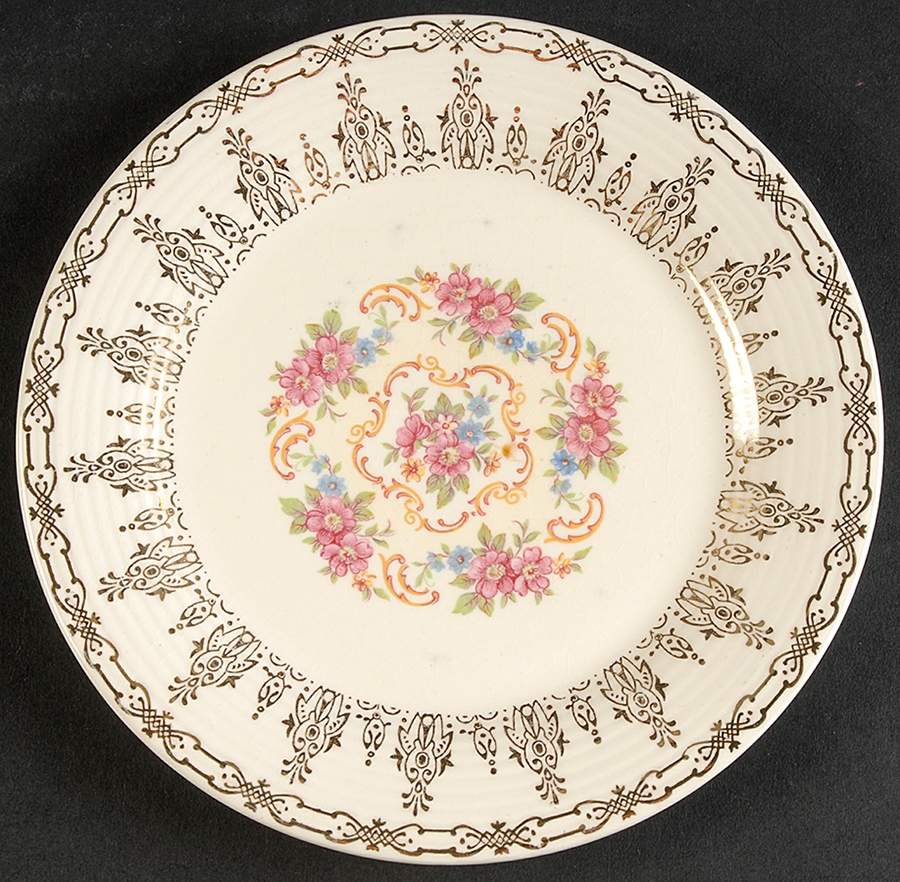 Rose Bower Bread & Butter Plate by Sebring Pottery-1