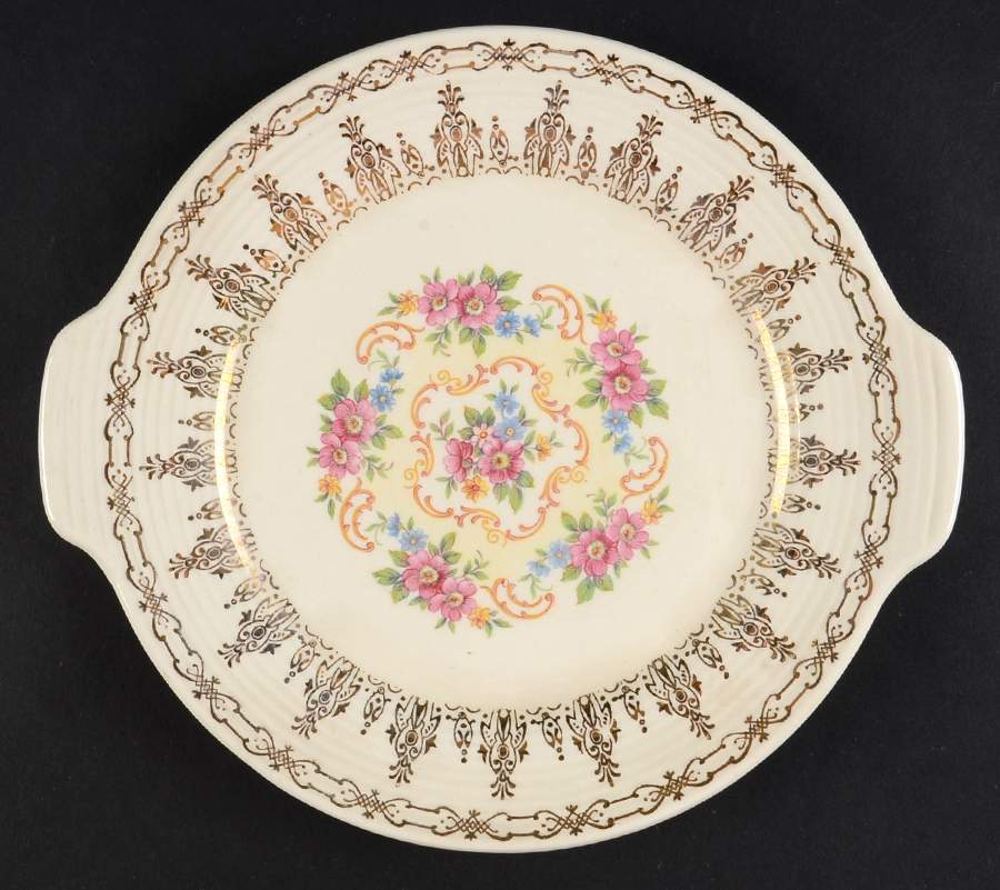 Rose Bower Relish by Sebring Pottery-1