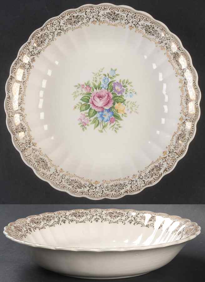 Rosalie Coupe Soup Bowl by Sebring Pottery-1