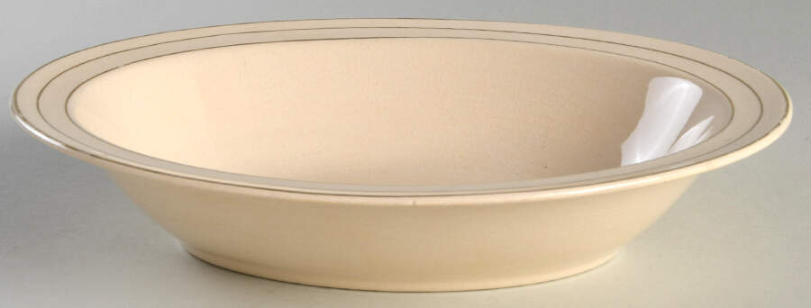 SEB11 9" Oval Vegetable Bowl by Sebring Pottery-1
