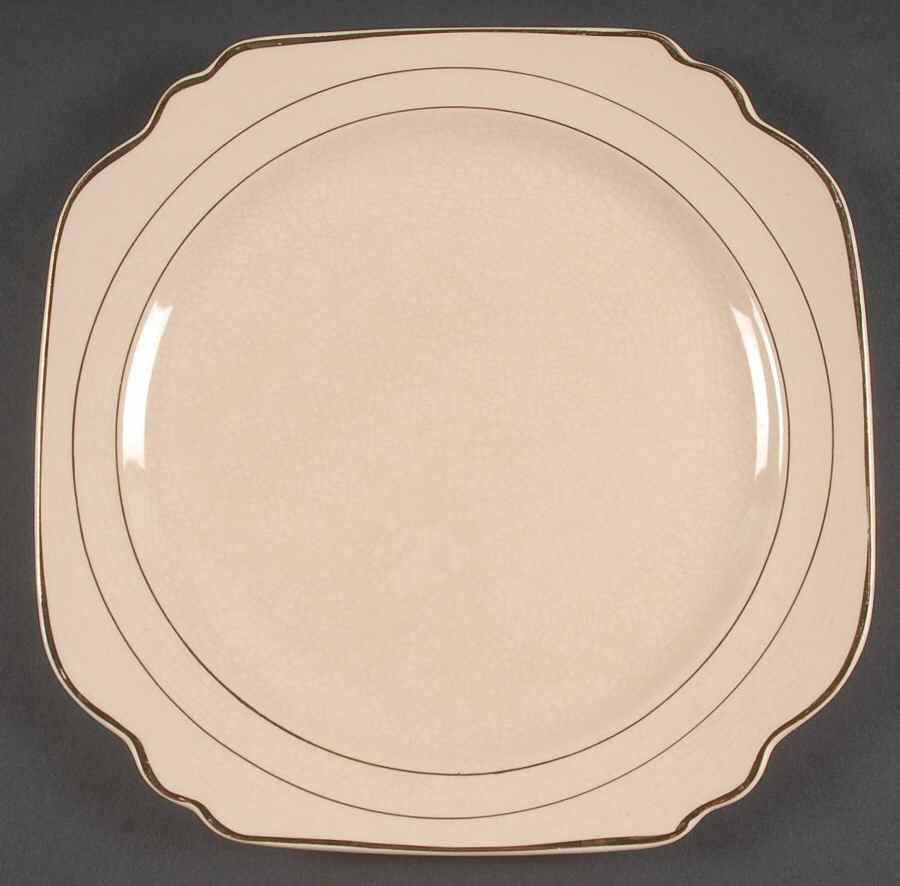 SEB11 Square Luncheon Plate by Sebring Pottery-1