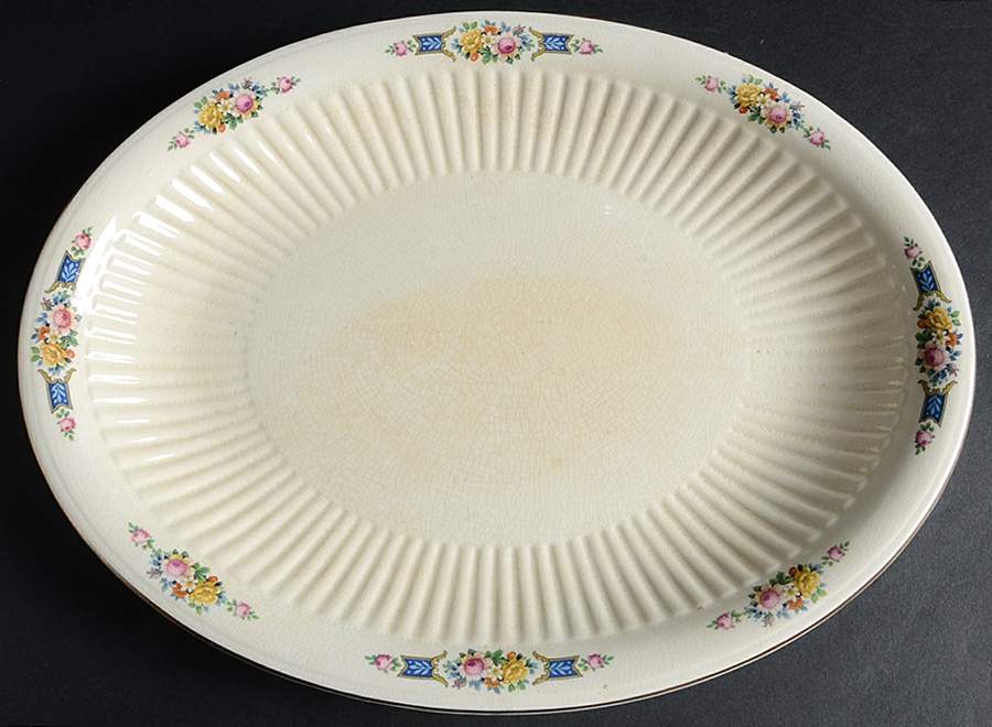 SEB2 13" Oval Serving Platter by Sebring Pottery-1