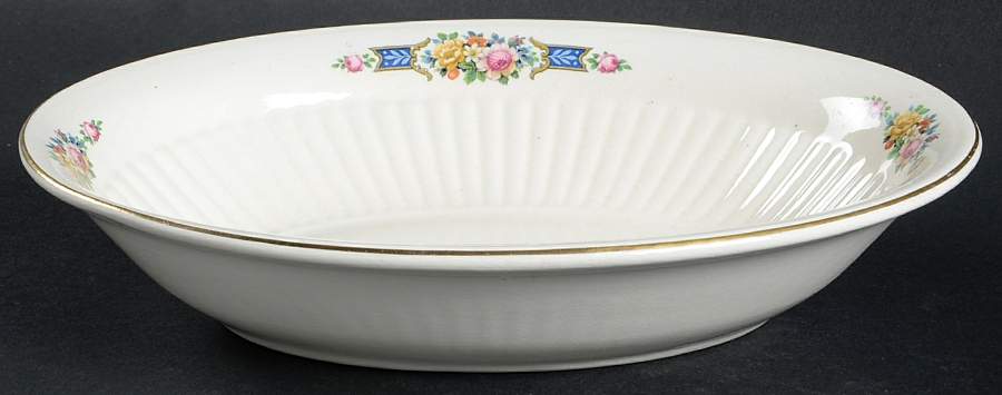 SEB2 9" Oval Vegetable Bowl by Sebring Pottery-1
