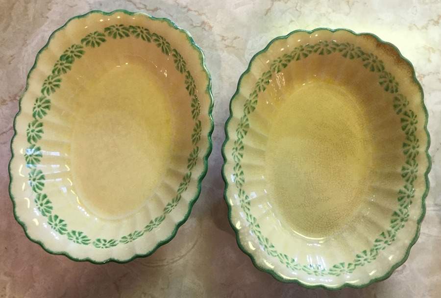 SEB23 9" Oval Vegetable Bowl by Sebring Pottery-1