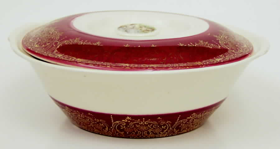 Serenade Round Covered Vegetable by Sebring Pottery-1