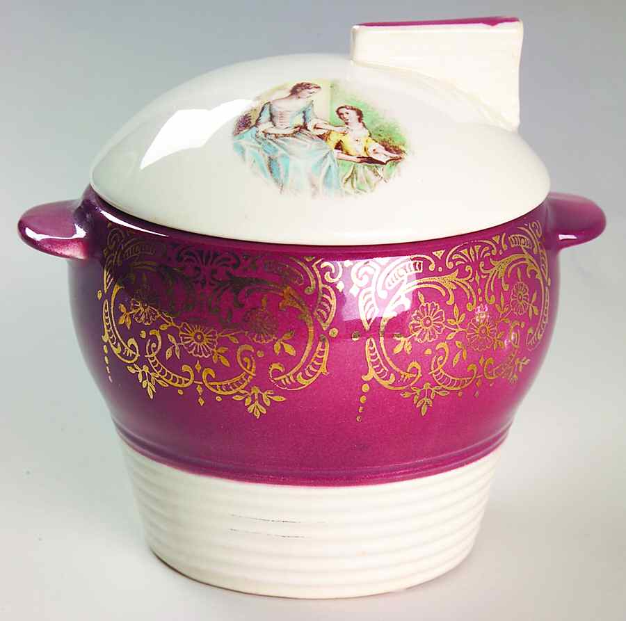 Serenade Sugar Bowl & Lid by Sebring Pottery-1