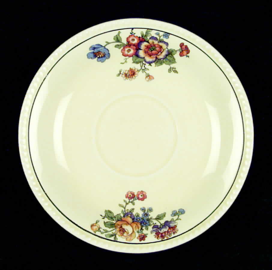 The Strasburg Saucer by Sebring Pottery-1