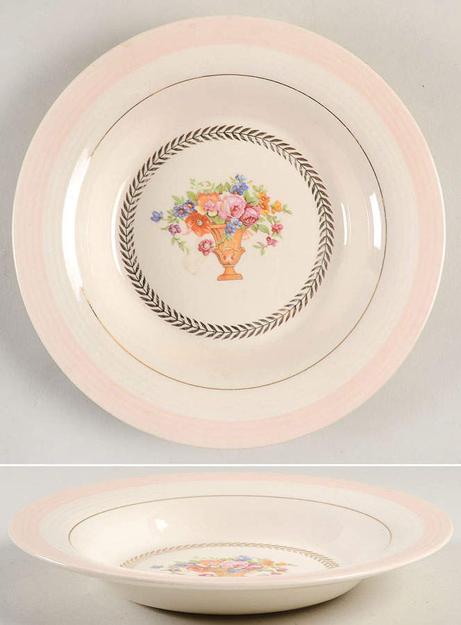 Treasure Island Rim Soup Bowl by Sebring Pottery-1