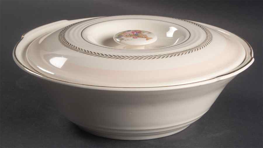 Treasure Island Round Covered Vegetable by Sebring Pottery-1