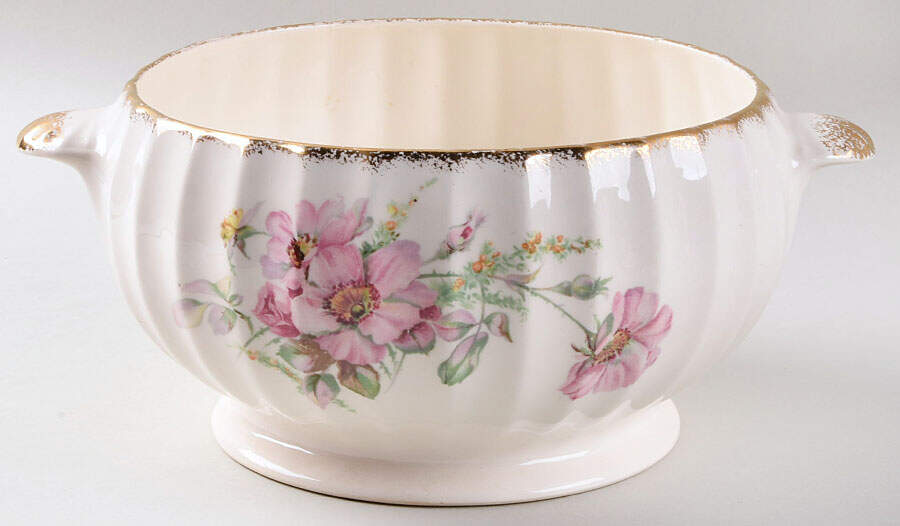 Wild Rose Round Vegetable No Lid by Sebring Pottery-1