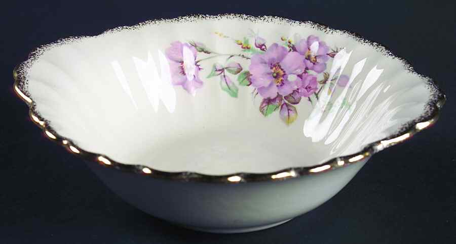 Wild Rose Lugged Cereal Bowl by Sebring Pottery-1