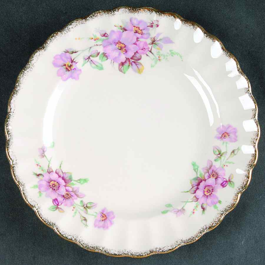 Wild Rose Salad Plate by Sebring Pottery-1