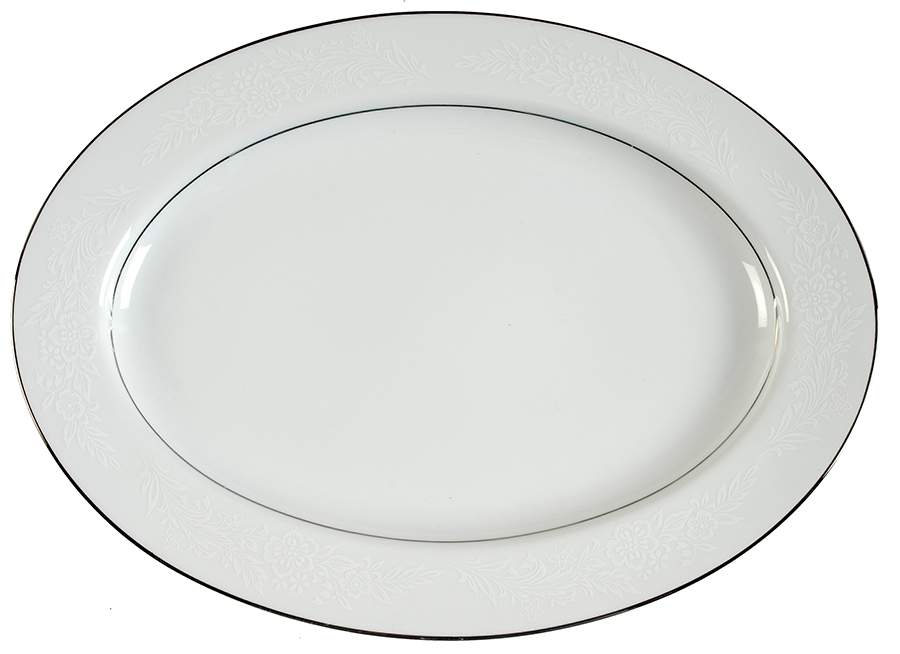 Audrey 14" Oval Serving Platter by Seizan-1