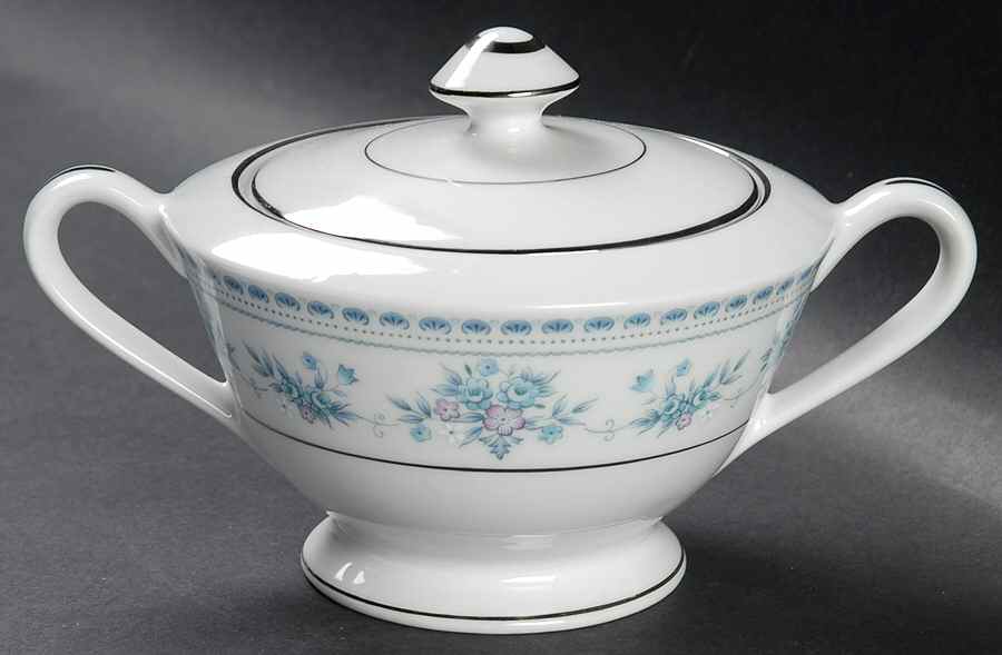 Blue Dawn Sugar Bowl & Lid by Seizan-1