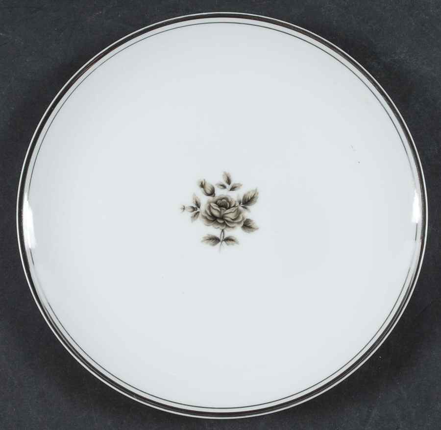 Midnight Rose Salad Plate by Seizan-1