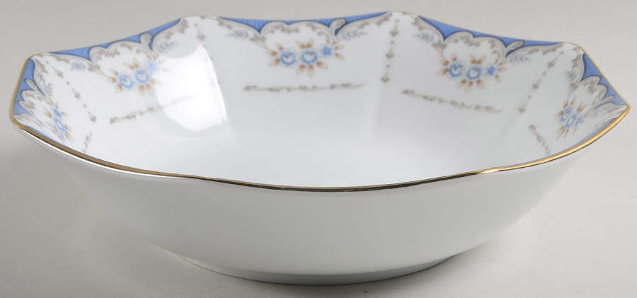 Mood Indigo 8" Round Vegetable Bowl by Seizan-1