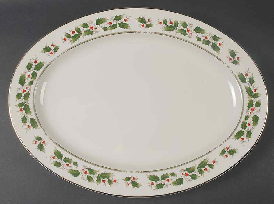 Noel 16" Oval Serving Platter by Seizan-1