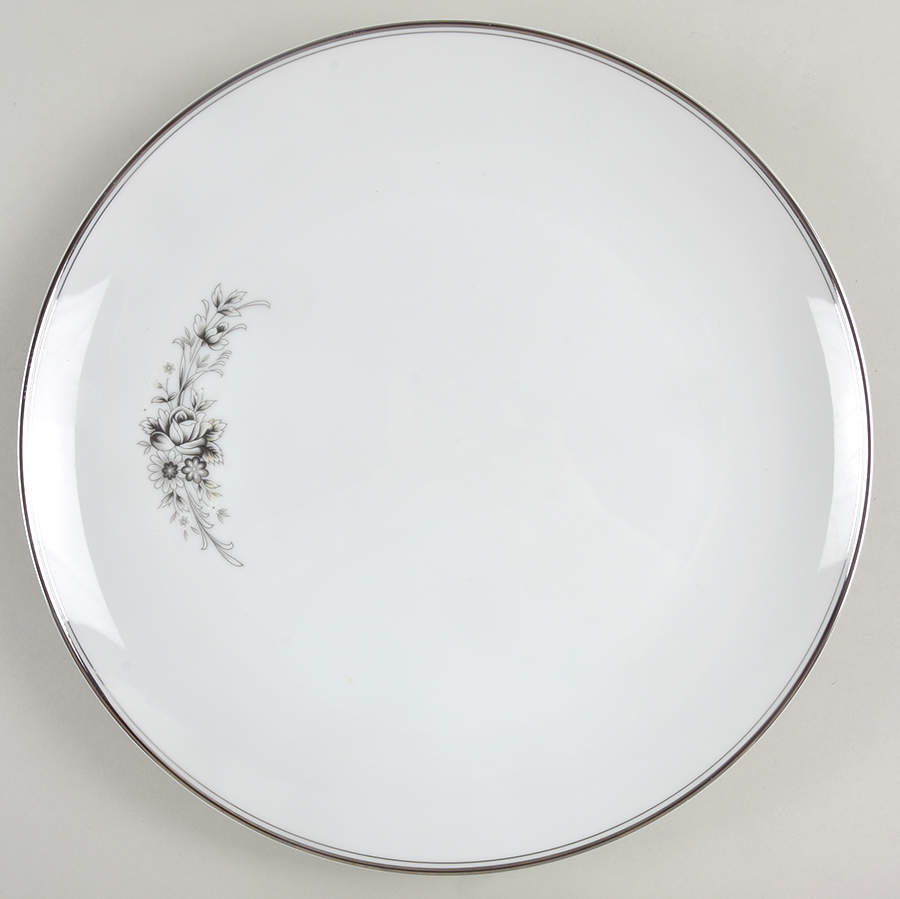 Sachiko (Platinum Ring) 12" Chop Plate (Round Platter) by Seizan-1