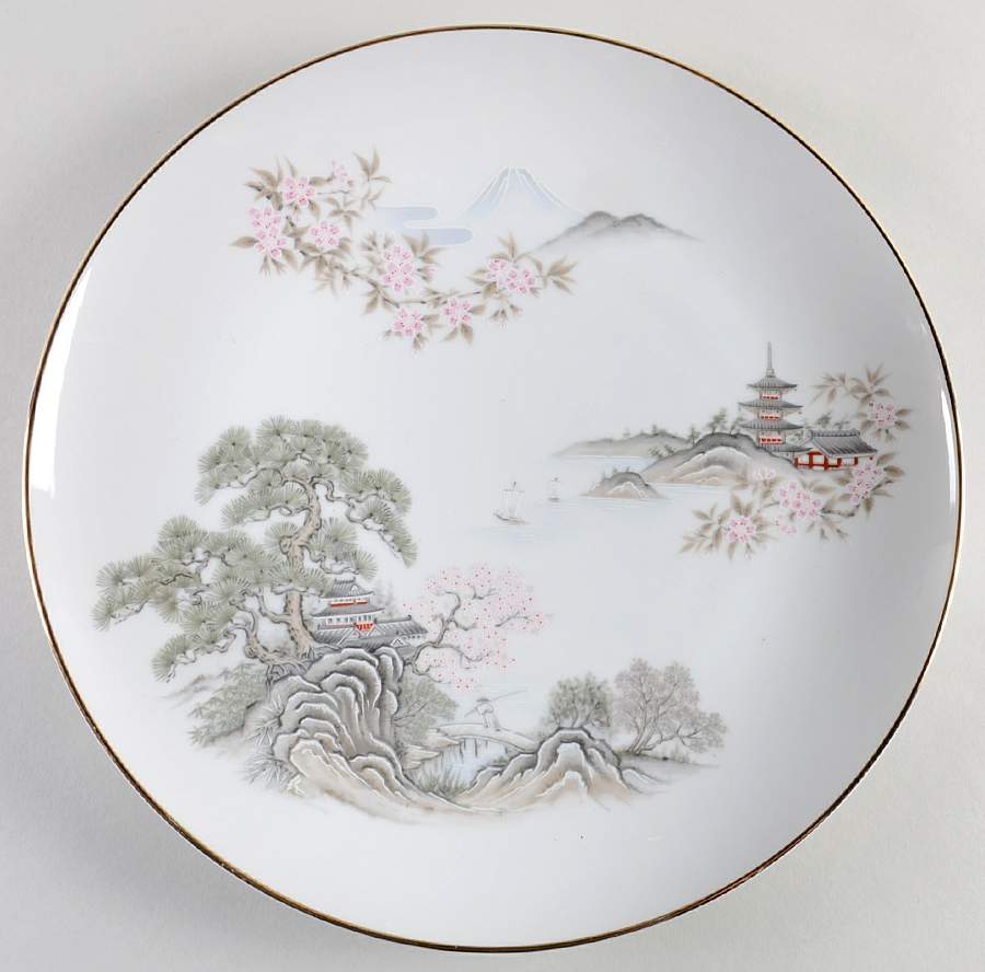 Sansui 12" Chop Plate (Round Platter) by Seizan-1