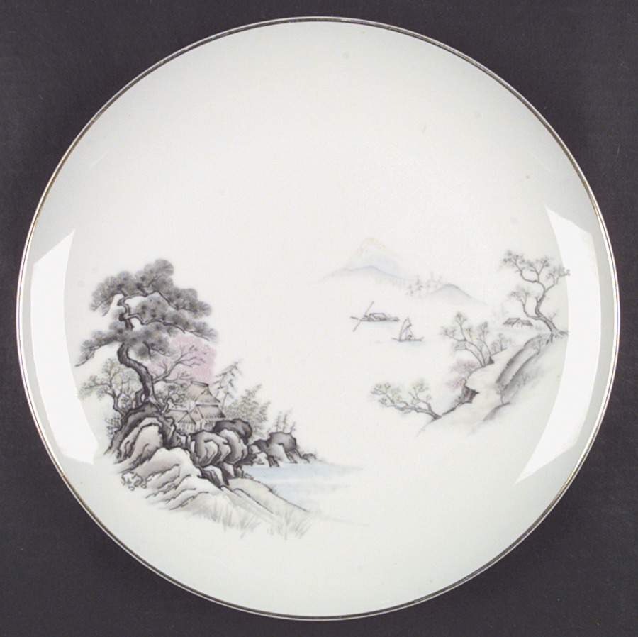 Sansui Dinner Plate by Seizan-1