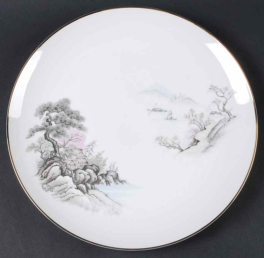 Sansui 12" Chop Plate (Round Platter) by Seizan-1