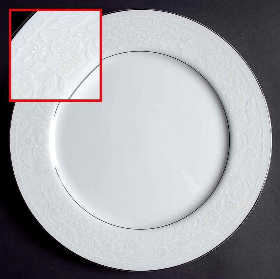 Silky Lace Dinner Plate by Seizan-1