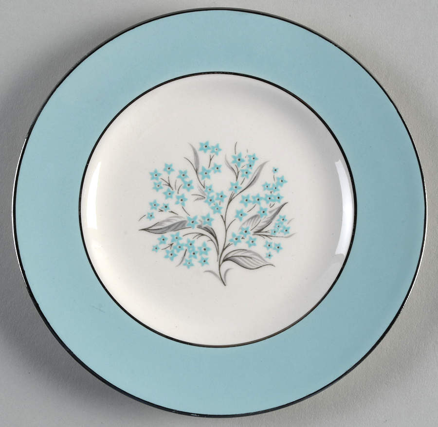 Blue Lace Bread & Butter Plate by Sevron-1