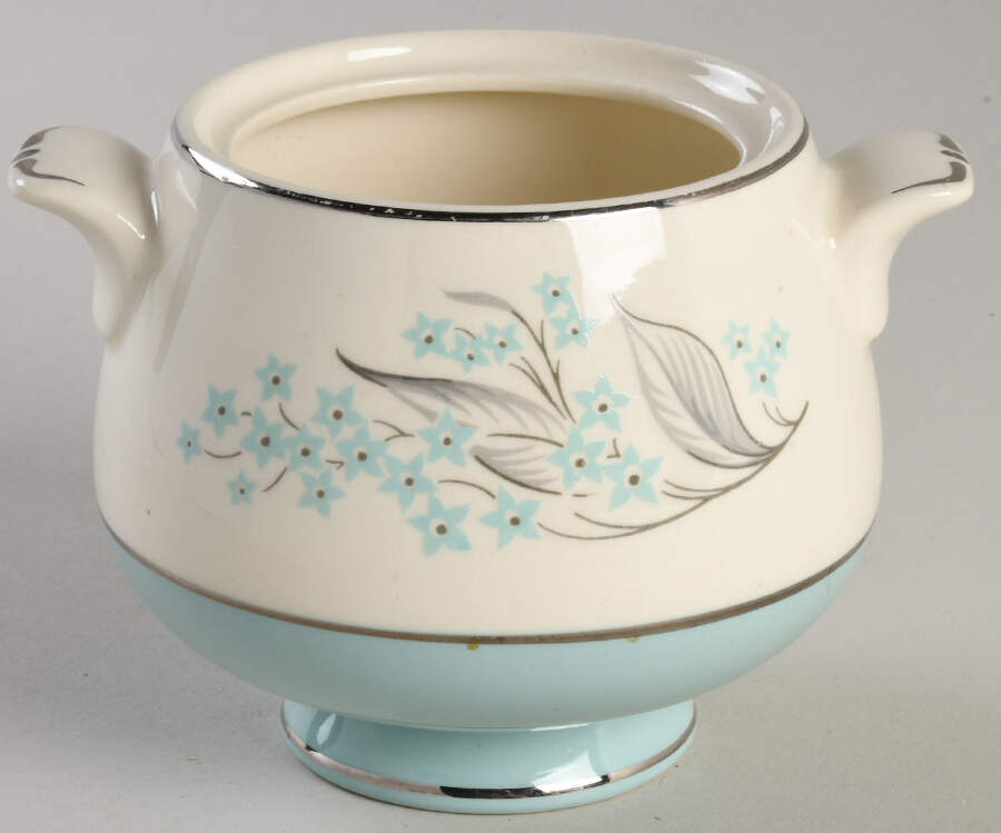 Blue Lace Sugar Bowl No Lid by Sevron-1