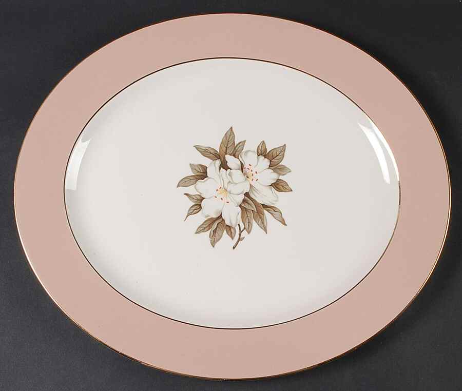 Fair Lady 15" Oval Serving Platter by Sevron-1