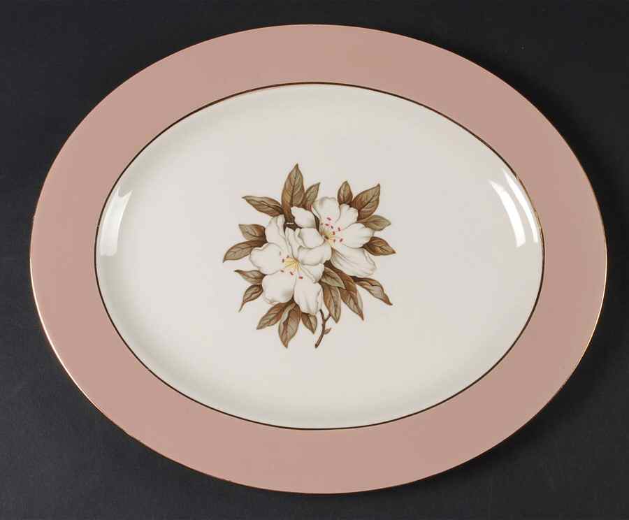 Fair Lady 13" Oval Serving Platter by Sevron-1