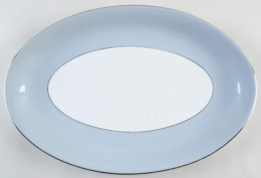 2398 (Coupe) 16" Oval Serving Platter by Seyei Toki Co-1