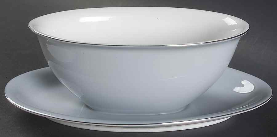 2398 (Coupe) Gravy Boat with Attached Underplate by Seyei Toki Co-1