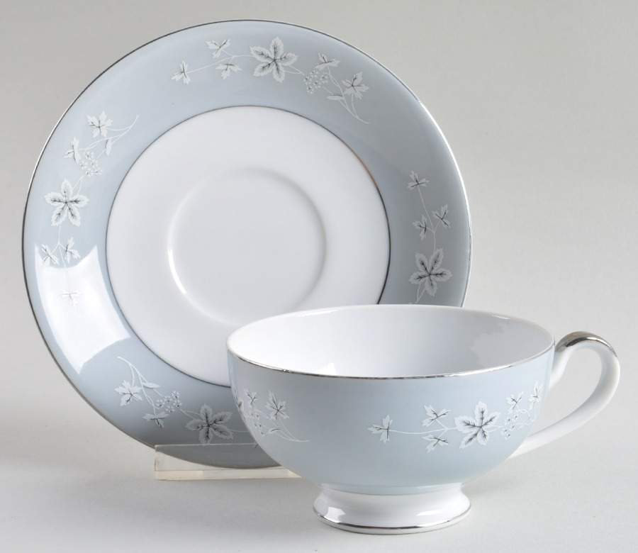 Splendor Footed Cup & Saucer Set by Seyei Toki Co-1